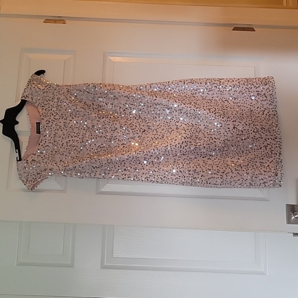 Pink Sequin Venus Dress